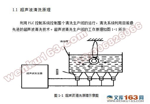 超声波清洗机及其PLC控制(附程序流程图,原理图,梯形图)